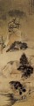 Shitao el poeta borracho 1690 tinta china antigua